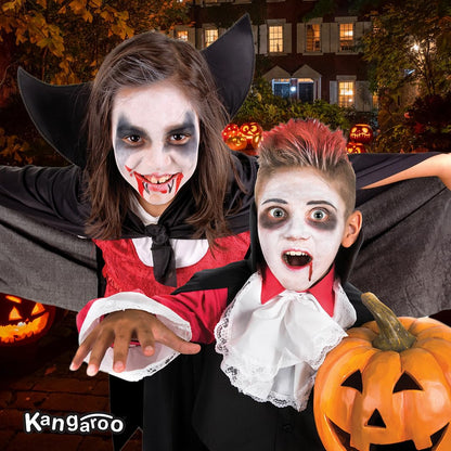 Kangaroo Face Paint Palette Halloween Makeup Kit For Kids - Fake Blood Body Paint Colorful Palette - SFX Makeup Kit for Zombie, Halloween Painting