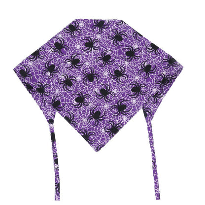 KZHAREEN 2 Pack Halloween Dog Bandana Reversible Triangle Bibs Scarf Accessories Large