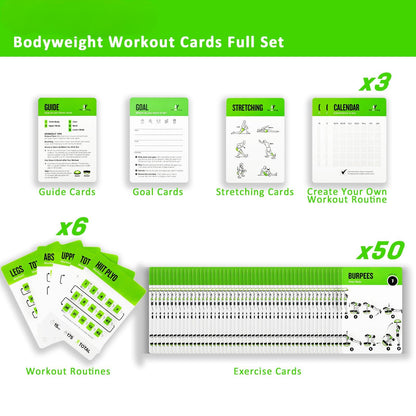 ELAORY Half Balance Ball Workout Cards, 62 Exercises Cards Deck Large Size 5" x 3.5" Fitness Cards for Women & Men, Beginner Fitness Guide to Training Exercises at Home or Gym