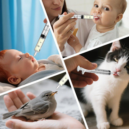 42 Pcs Colostrum Collector Kit, 20 Sterile Sealed Breast Milk Collector(3 ML) - Syringe No-needle with Sealed Caps 20 Stickers 1 Colostrum Collection Measuring Cup(20ml) 1 Slide Lock Storage Bag for Breastfeeding