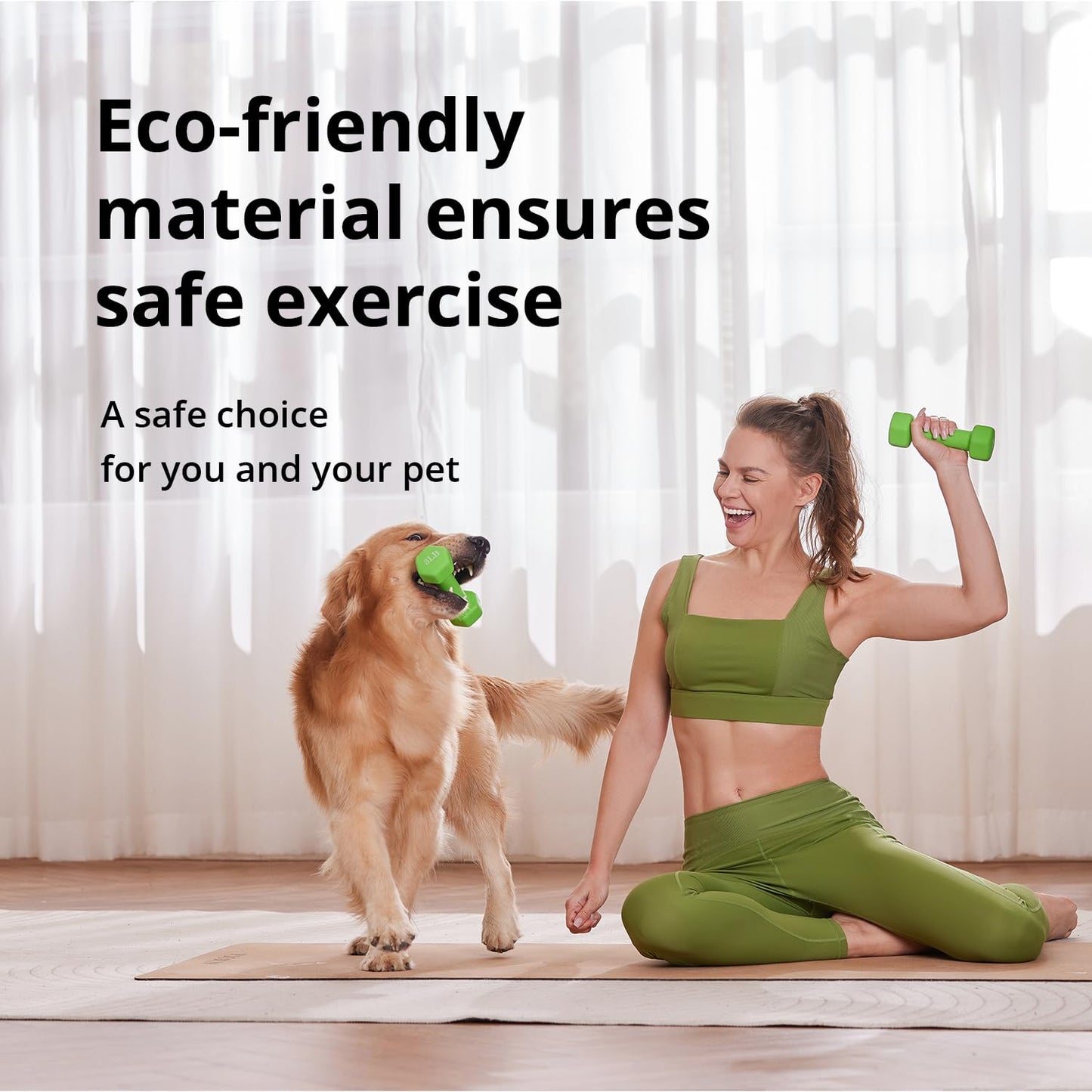 Portzon 10 Colors Options Compatible with Set of 2 Neoprene Dumbbell,1-16 LB, Anti-Slip, Anti-roll, Hex Shape