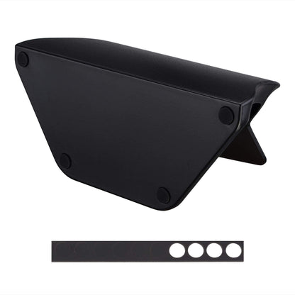 eXtremeRate Solid Black Controller Display Stand for PS4, Gamepad Accessories Desk Holder for PS4 Slim Pro Controller with Rubber Pads