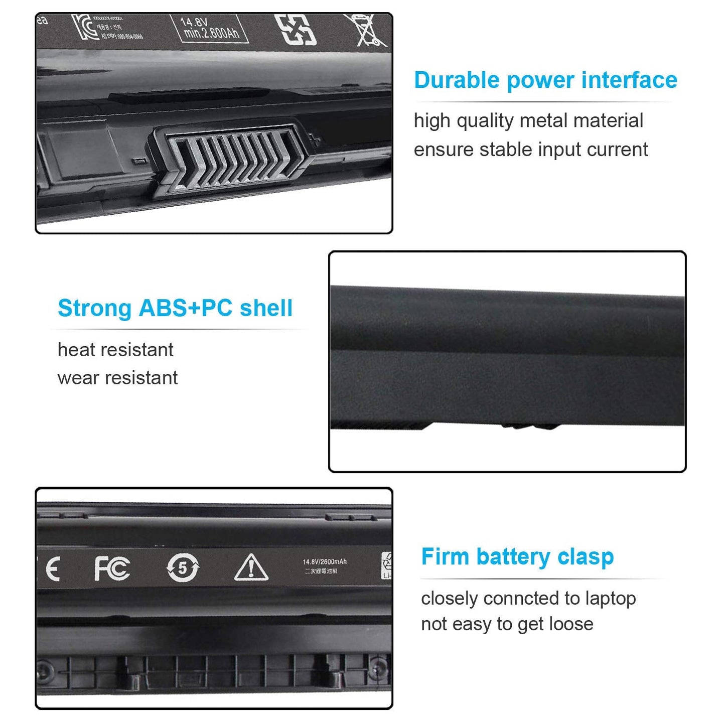 40Wh Type M5Y1K 14.8V Battery for Dell Inspiron 15 5000 3000 Series 5566 5555 5558 5559 5758 3567 3551 3552 3558 14 3451 3452 3458 5458 17 5755 5758 5759 GXVJ3 HD4J0 WKRJ2 VN3N0 P51F P47F P63F P64G
