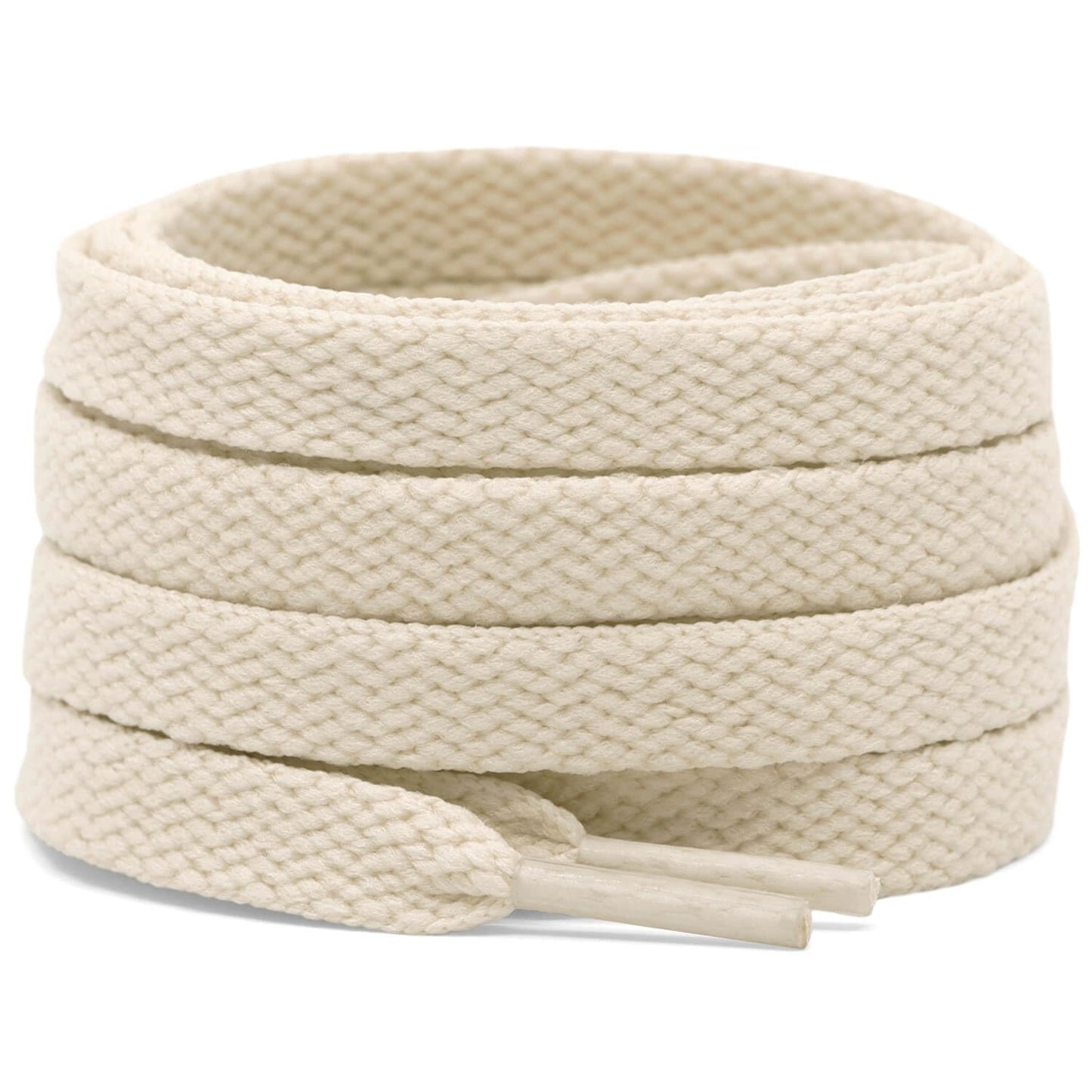 DELELE 2 Pair 63 inch Flat Shoe laces 5/16" Wide Shoelaces for Athletic Running Sneakers Shoes Boot Strings Beige