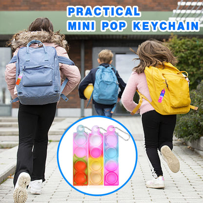 75Pcs Party Favors for Kids 3-5 4-8 Fidget Toys Bulk Mini Pop Keychain Sensory Toys Stocking Stuffers Birthday Carnival Treasure Classroom Prizes Stress Relief Toy Easter Eggs Fillers