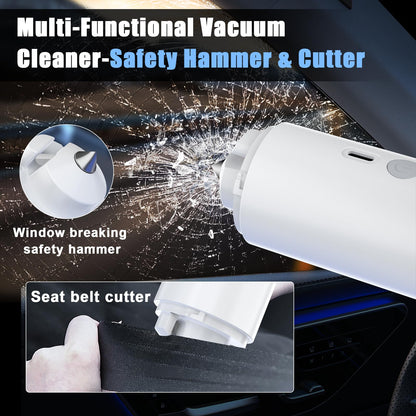 Desk Vacuum, Mini Desk Vacuum Cleaner for Keyboard , Rechargeable Cordless Compressed Air Duster for Keyboard Vacuum, Computers Electric Air Duster, Handheld Car Vacuum Cleaner for Shop Offices Car