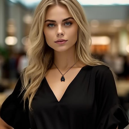 Distance Halloween Gifts Bat Necklace for Women, Pink Opal October Birthstone Pendant 925 Sterling Silver Necklace, Birthday Christmas Jewelry Gifts for Women/Wife/Girlfriend