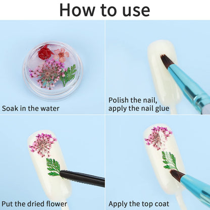 Gartful 4 Boxes Dried Flowers for Resin, 48 Styles Natural 3D Applique Flowers DIY Craft Supplies, Resin Epoxy Casting Fillers for Silicone Molds, Nail Arts, Handmade Projects, Decoration Accessories