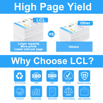 LCL Remanufactured Toner Cartridge Replacement for HP CE310A 126A Laserjet Pro CP1020 CP1025 CP1025nw Laserjet 100 Color MFP M175 M175nw M175a M175n M175w Pro 200 M275nw M275 (1-Pack Black)