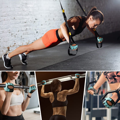 Minimal Weight Lifting Gloves,Short Micro Workout Gloves Grip Pads with Full Palm Protection & Extra Grip for Men Women Weightlifting,Gym,Exercise Training