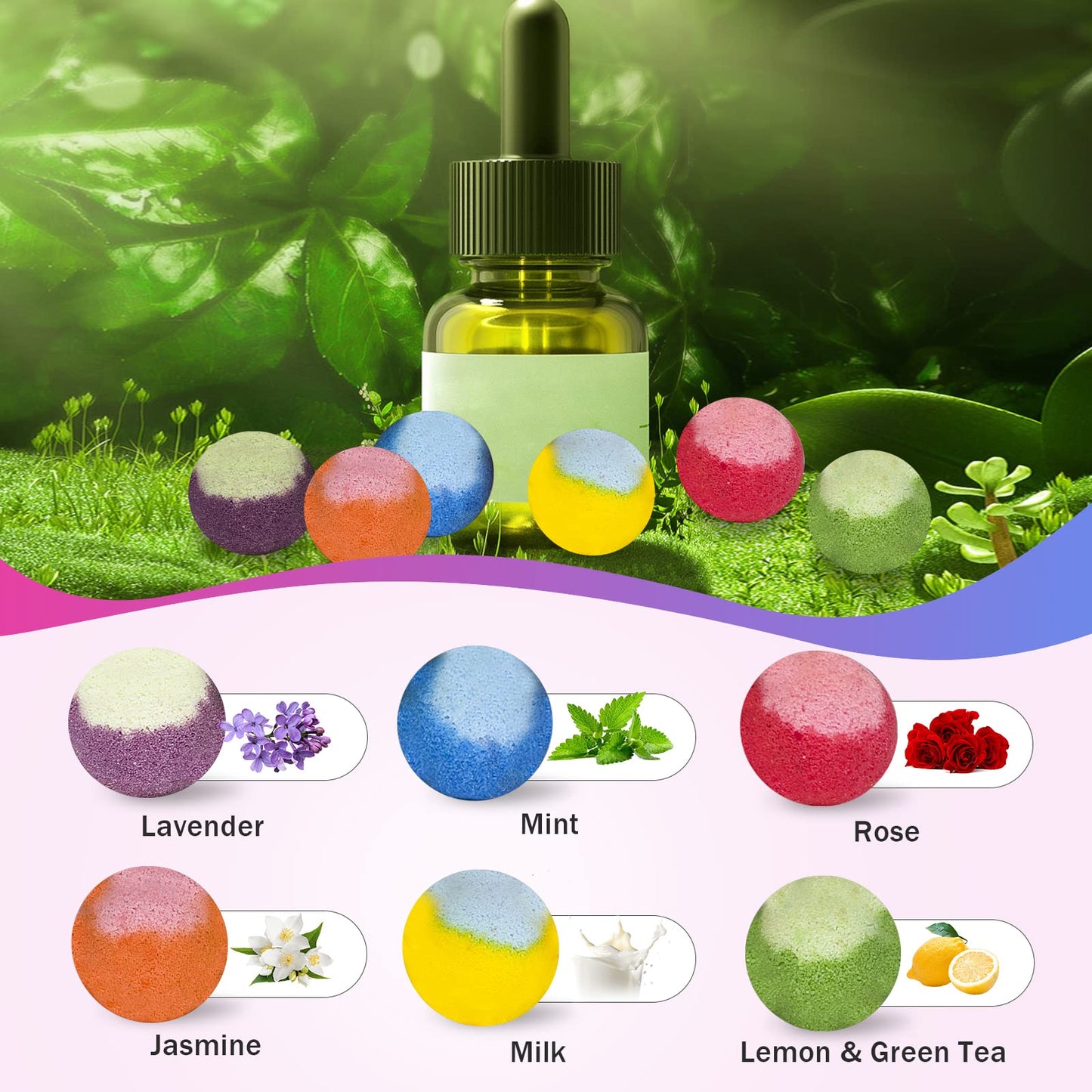 30 Pcs Bath Bomb Gift Set, Natural Organic Mini Bath Bombs, Handmade with Rich Fizz - Birthday Gift for Kids/Women/Men, Mother's Day, Ideal Gift for Valentine's Day