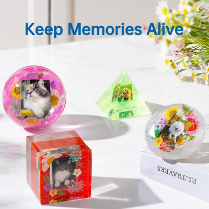 LET'S RESIN Epoxy Resin Kits and Molds Complete Set, 16oz Resin Art Kit with Silicone Molds, Pigment, Dried Flowers, Crafts for Adults, Beginners, Art Supplies for DIY Lovers, DIY Gift for Women