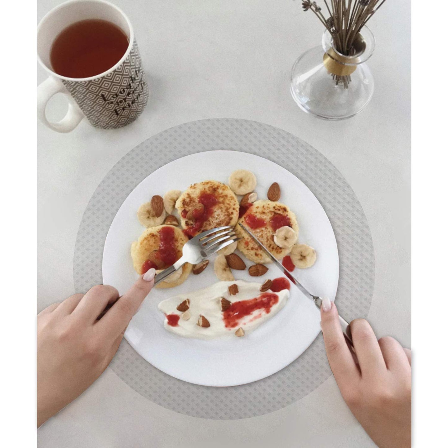 HooTown Refrigerator, Fridge Shelf Liners and Drawer Mats 11.8 Inch Wide x 393.7 Inch Long, Non Adhesive EVA Plastic Washable Waterproof Pads for Kitchen Cabinet, Pantry Closet, Cupboard, Clear