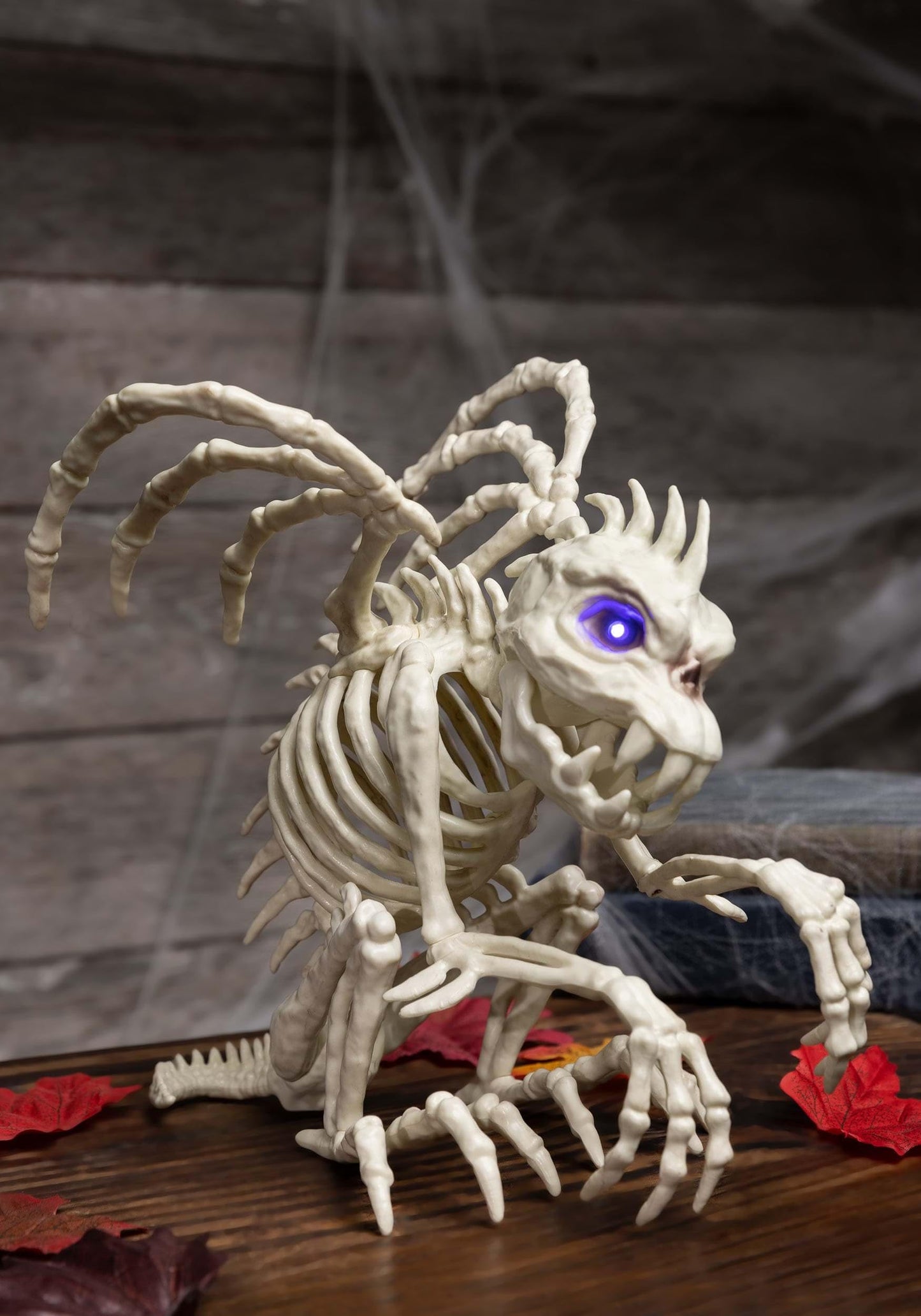 Crazy Bonez Light Up Skeleton Gargoyle