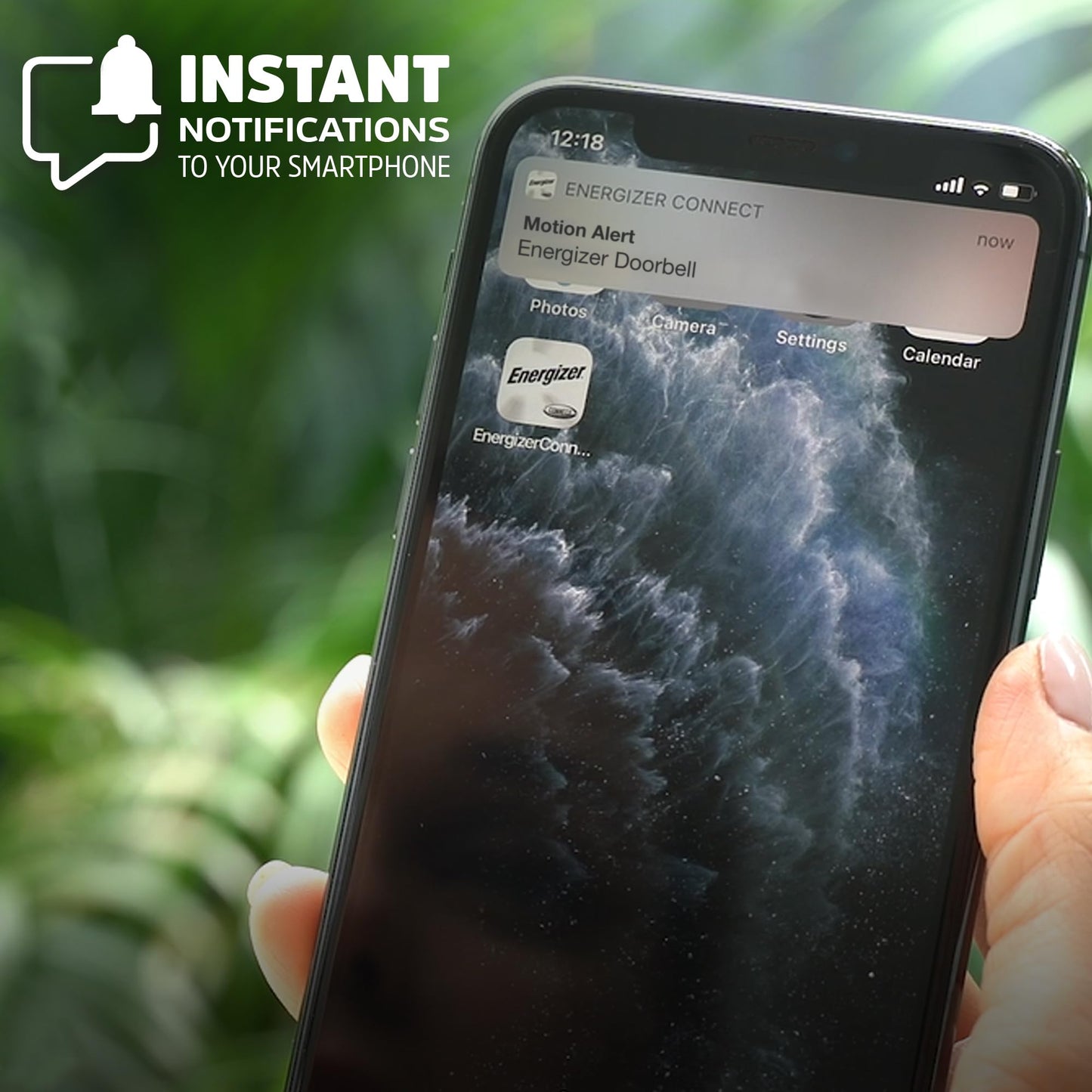 Energizer Smart Doorbell & Chime, Wired 1080p Video Doorbell Security Camera, 2-Way Audio, Night Vision, Cloud & Card Storage, Works with Alexa & Google Home, Motion Sensor, Requires Existing Wires