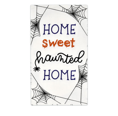 Gift Boutique Halloween Guest Napkins 100 Count Disposable Paper Hand Towels Black Orange Purple for Bathroom Buffet Dinner Haunted Home Party Decor