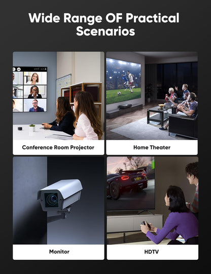 10K 8K HDMI 2.1 Cable 2-Pack 6.6FT, Highwings Certified 48Gbps Ultra High Speed Slim HDMI Cord,Support 4K@120Hz 8K@60Hz, HDCP 2.2&2.3, Dynamic HDR,eARC,DTS:X, Compatible with Roku TV/HDTV/PS5/Blu-ray