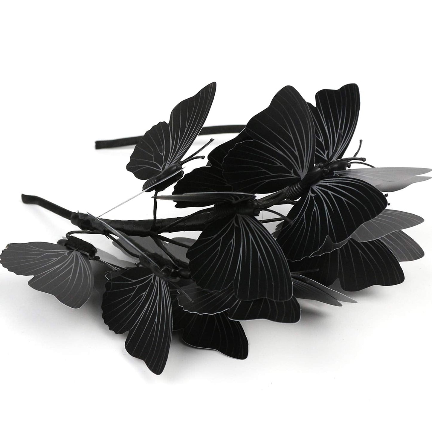 Coucoland Butterfly Fascinator Hat Monarch Butterfly Headband Crown Tea Party Halloween Costume Headpiece