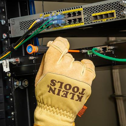 Klein Tools 85615INS Mini Precision Screwdriver Set, 1000V Rated Insulated Screwdrivers with (2) Phillips and (3) Slotted Tips, 5-Piece