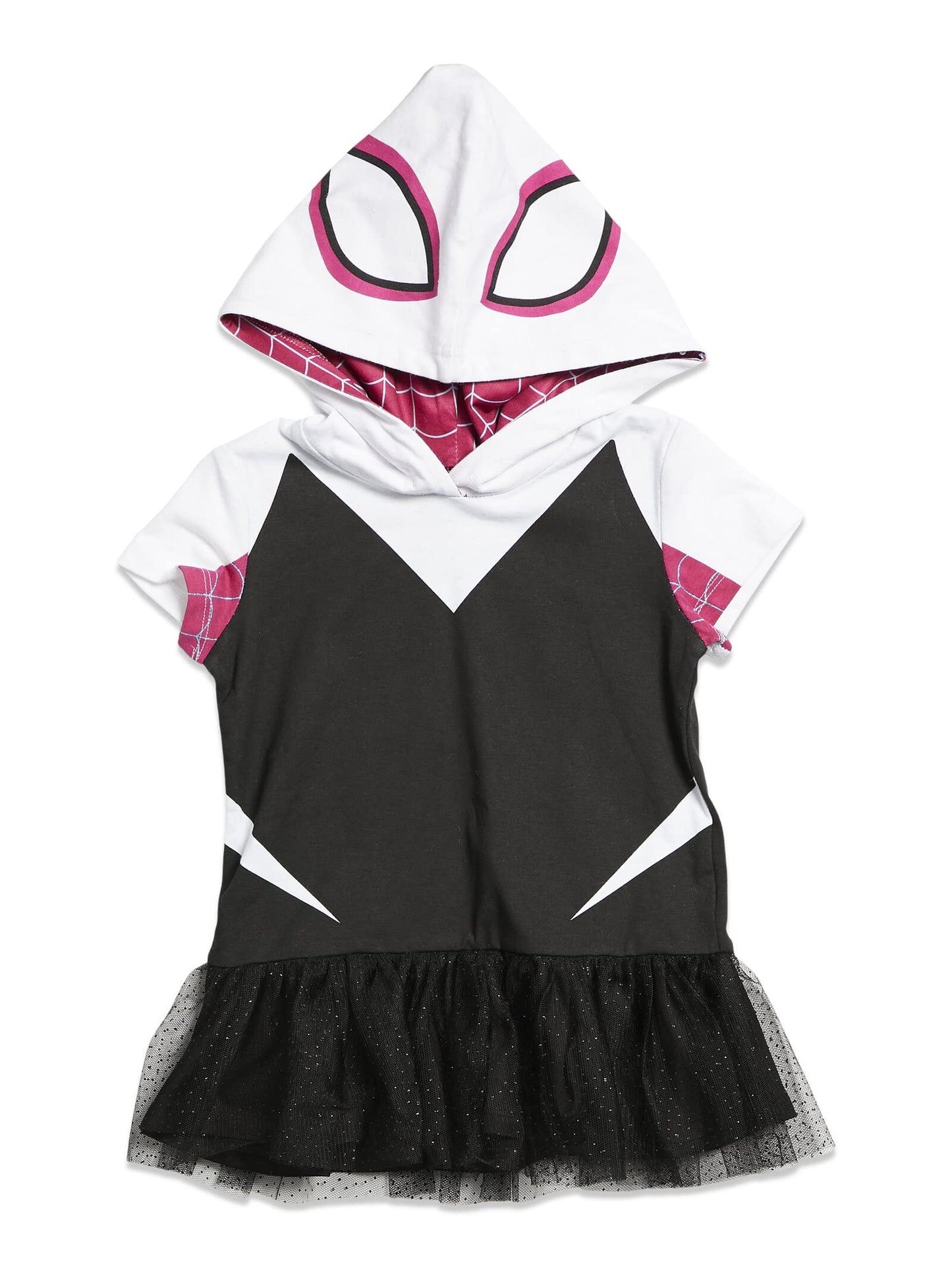 Spider-Man Spider-Gwen Ghost Spider Little Girls Cosplay T-Shirt and Leggings 6