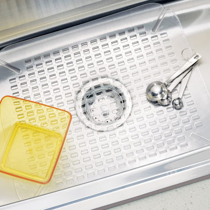 InterDesign Basic Sink Mat, Large Size, Clear
