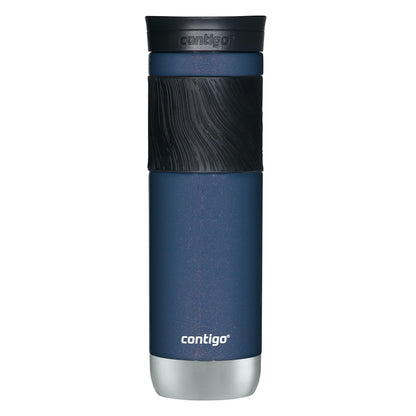 Contigo Byron Insulated Stainless Steel Travel Mug with Leak-Proof Lid 24oz Reusable Coffee Cup or Water Bottle BPA-Free Long-lasting ThermoLock Insulation Midnight Berry