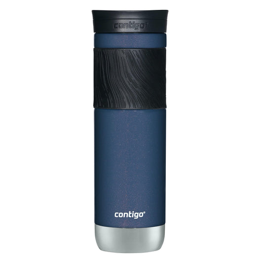 Contigo Byron Insulated Stainless Steel Travel Mug with Leak-Proof Lid 24oz Reusable Coffee Cup or Water Bottle BPA-Free Long-lasting ThermoLock Insulation Midnight Berry