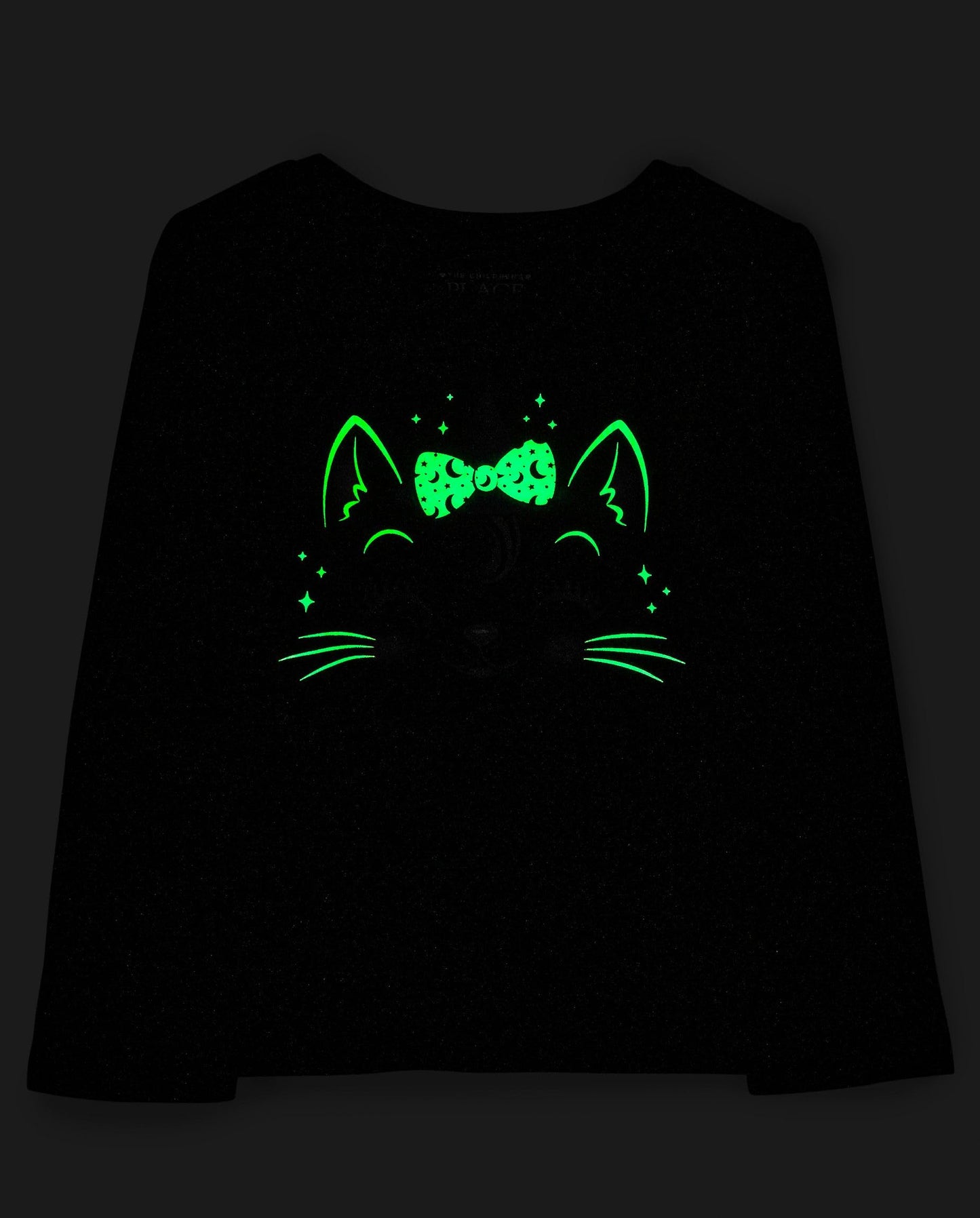 The Children's Place Baby-Girls and Toddler All Holidays Long Sleeve Graphic T-Shirts,Multipacks Halloween Doodle Print/Black 2-Pack 5T