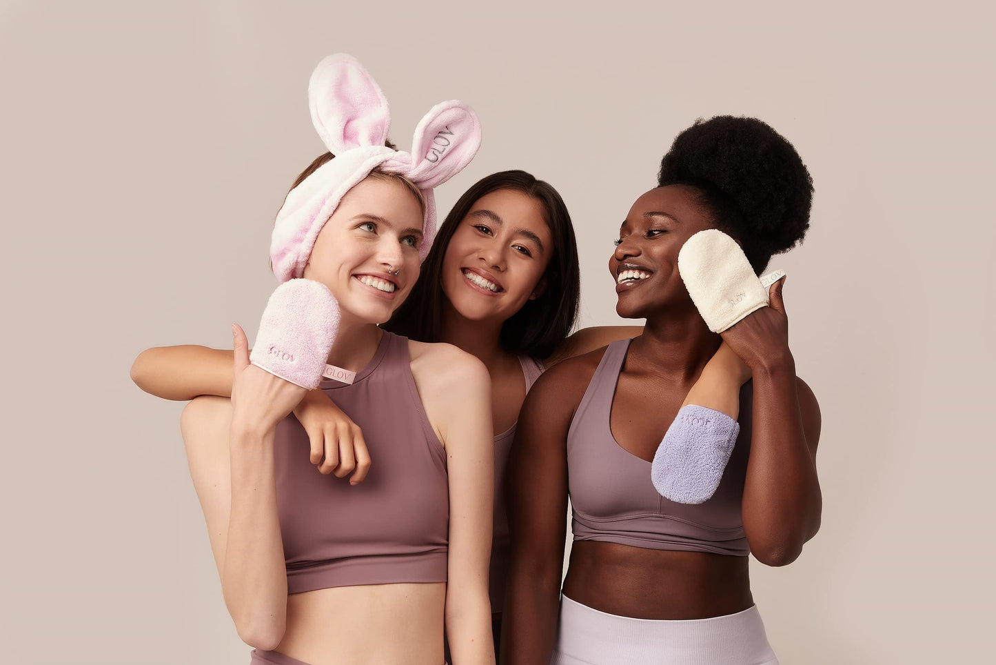 GLOV On-The-Go Makeup Remover Glove, Ivory, 31 Grams