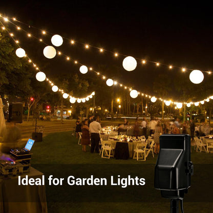 DEWENWILS WiFi Smart Yard Stake Plug with 6 Outlets, Voice Control, Waterproof Power Stake Timer with 6Ft Cord, Alexa&Google Assistant Compatible, 1875W/15A, Timer for Lights, Yard, Garden