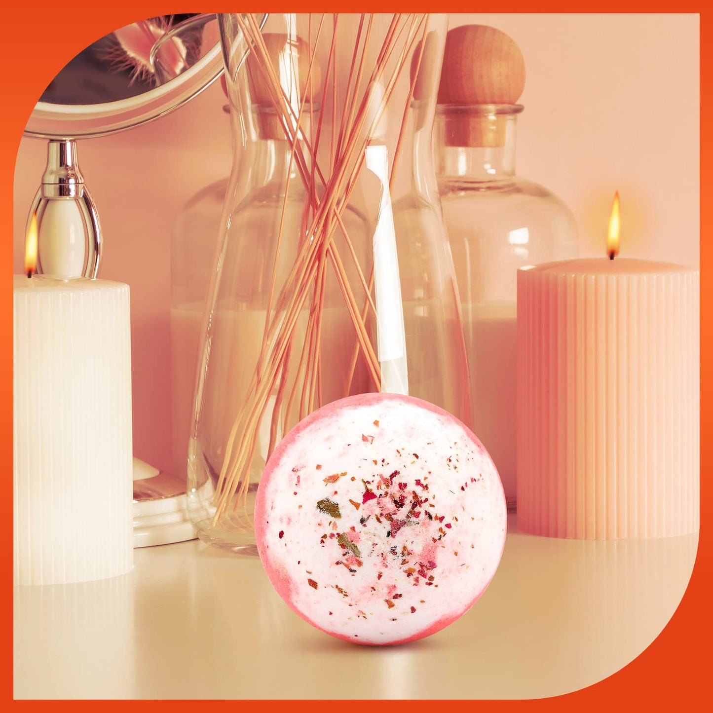 KASTU Bath Bombs Salt Balls,12 PCS Gift Set,Vanilla Menthol Rose Extract Essential Oils,Moisturizing Dry Skin,Fizzy Spa,Relaxing,Bubble Bath Bomb Gifts Idea for Men Women