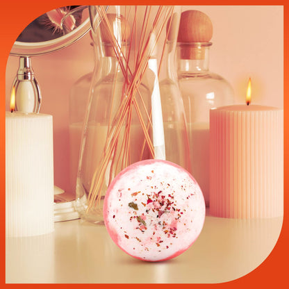 KASTU Bath Bombs Salt Balls,12 PCS Gift Set,Vanilla Menthol Rose Extract Essential Oils,Moisturizing Dry Skin,Fizzy Spa,Relaxing,Bubble Bath Bomb Gifts Idea for Men Women