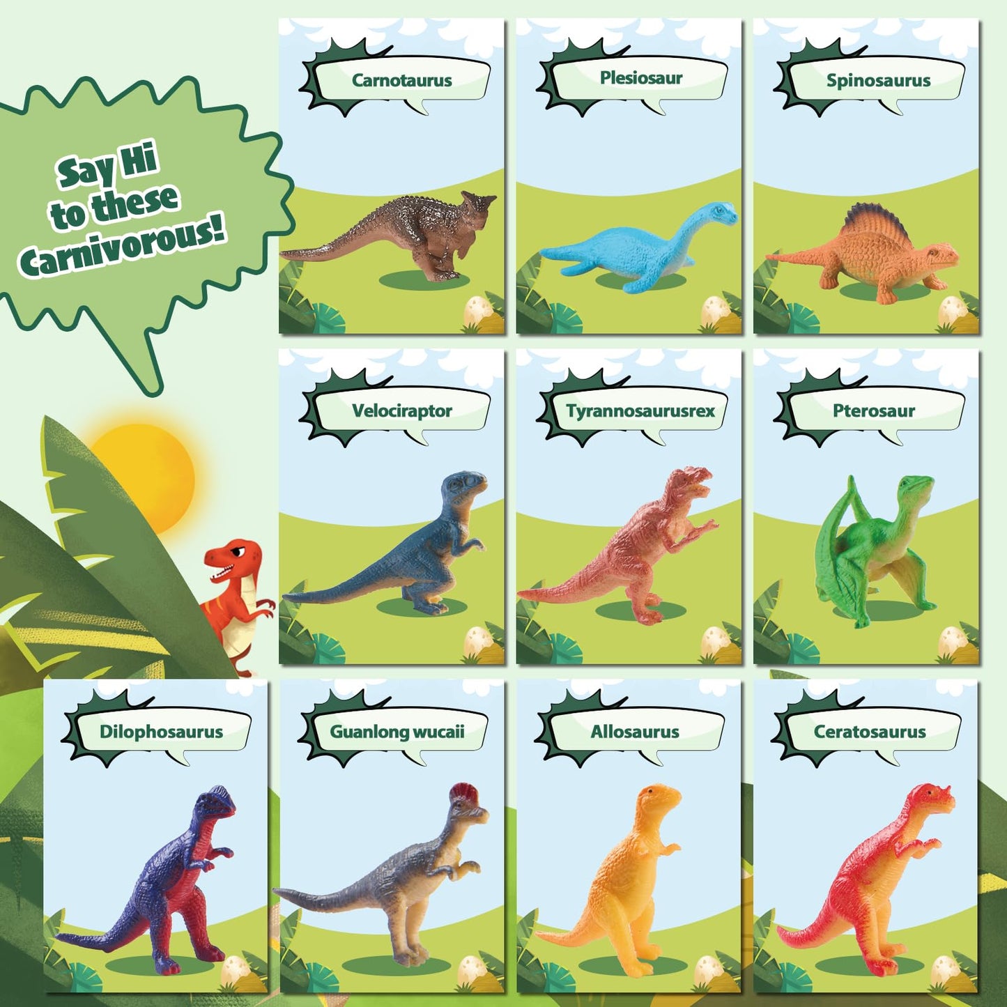 JuraFizz Dinosaur Bath Bombs for Kids with Surprise Inside, 20 Pack Natural Dino Egg Bath Bombs with Exclusive Carnivorous & Herbivorous Dinosaur Toys, Birthday Party Favors for Boys, Girls