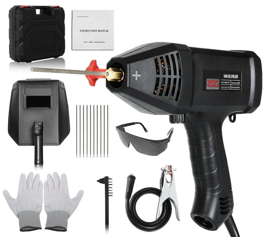 Handheld Welder Machine 110V Portable Welding Machine with IGBT Inverter 6 Variable Current Adjustmen 20-200Amp Welding Output Portable Handheld Welder for 1/16"-1/8" All Size Welding Rod