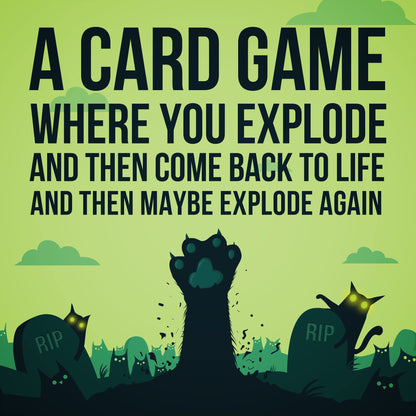 Exploding Kittens Zombie Kittens 2-5 Players - Ages 7+ - 15 Minutes to Play - High Stakes Zombie Card Game - Party Game, Family Game Night, Kid and Adult Card Game
