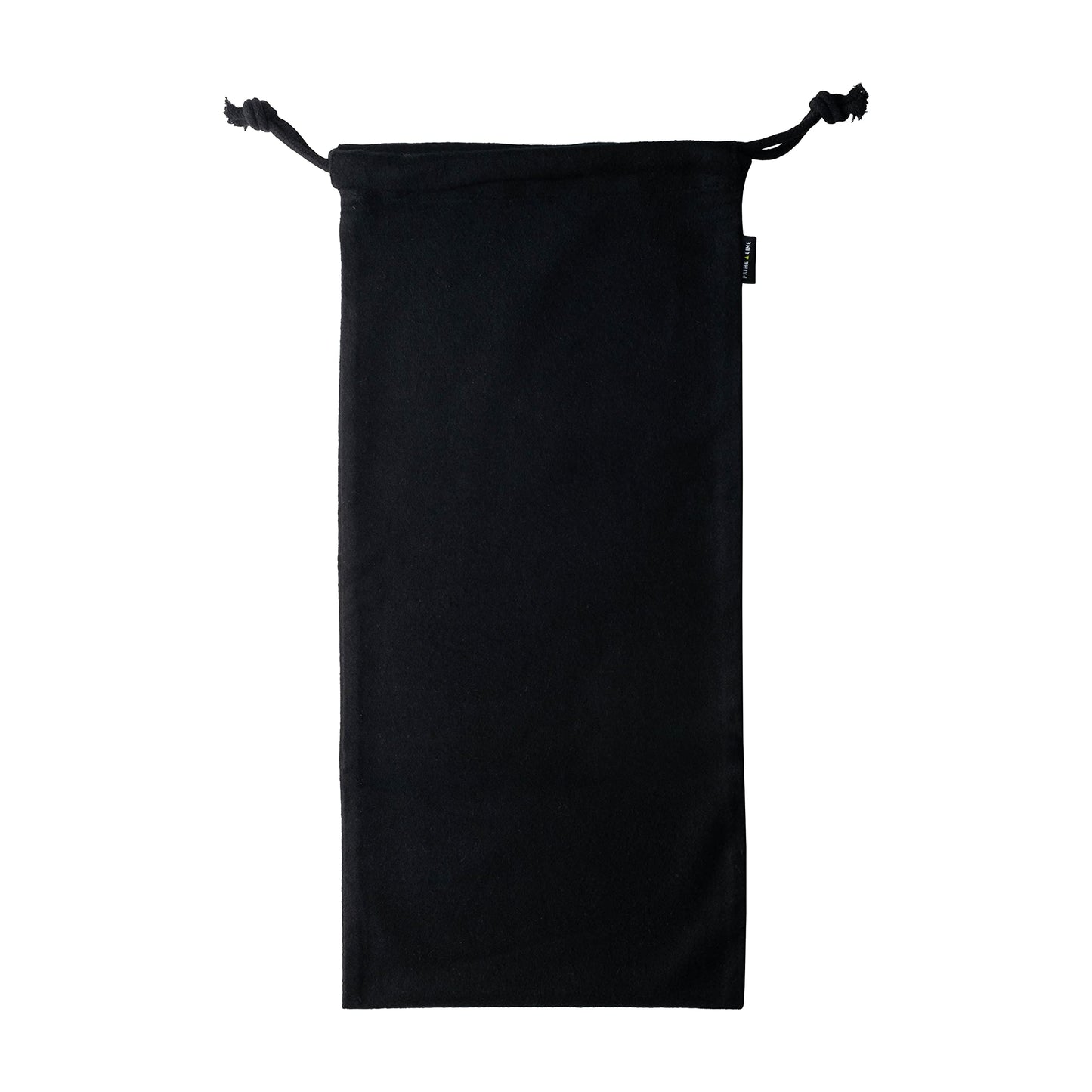 ZENPAC Shoe Dust Bags, Black Duster Flannel Pouch with Drawstring Closure, Washable Breathable Cotton Fabric for Boots, Travel, Luggage, 8x17, 4 Pack