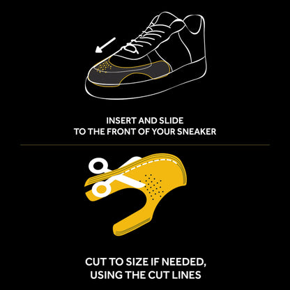 Crep Protect Ultimate Sneaker Guards - Sneaker Guards to Prevent Creasing - Small Size US 3-7.5 (Pair in a Pack)