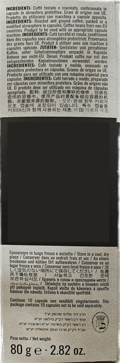 ITALIAN COFFEE FOR ESPRESSO LOVERS Italian Coffee capsules compatible with Verismo, CBTL, Caffitaly, K-fee systems (80 pods BRAZIL blend)