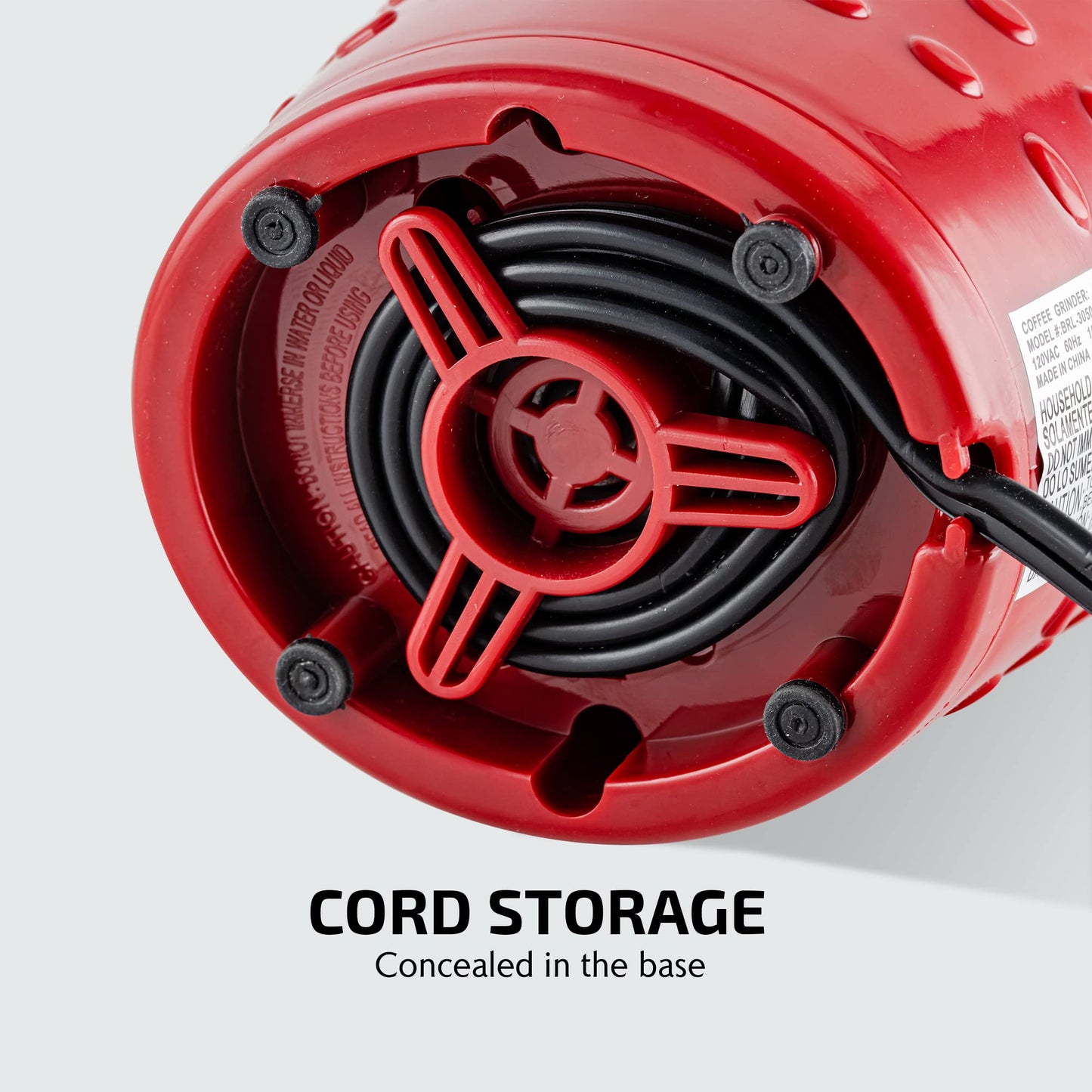 OVENTE Electric Coffee Grinder for Beans, Spices and More, 2.5Oz Compact Grinding Mill, Spice Grinder with Stainless Steel Blade, Pulse Button Operation and Transparent Easy to Open Lid, Black CG225B