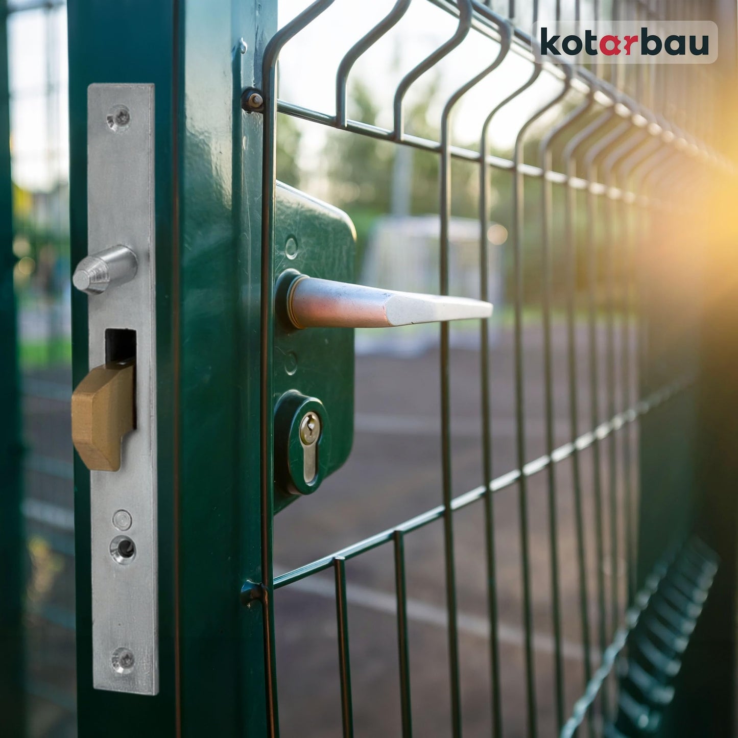 KOTARBAU® Hook Lock Sliding Gates 72/30 Mortise Lock Guide Pin Sliding Door Lock Hook Latch Lock Corrosion Resistant Strike Plate Entrance Gate