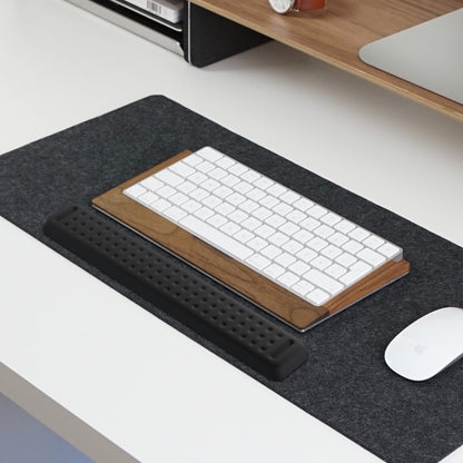 Keyboard Wrist Rest - 17 3/8 in Wrist Rest for Computer and Laptop with Massage Dots, Memory Foam Wrist Pad for Keyboard with Non-Slip PU Base for Ergonomic Wrist Support.