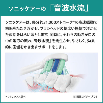 Philips Sonicare Electric Toothbrush, 3100 Series (Lightweight), HX3673/33, White