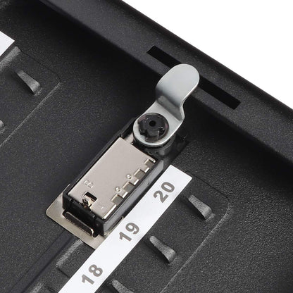 Decaller Large Key Box with Combination Lock, Key Cabinet Wall Mount Lock Box with 48 Hooks, 11 4/5" x 9 1/5" x 3"