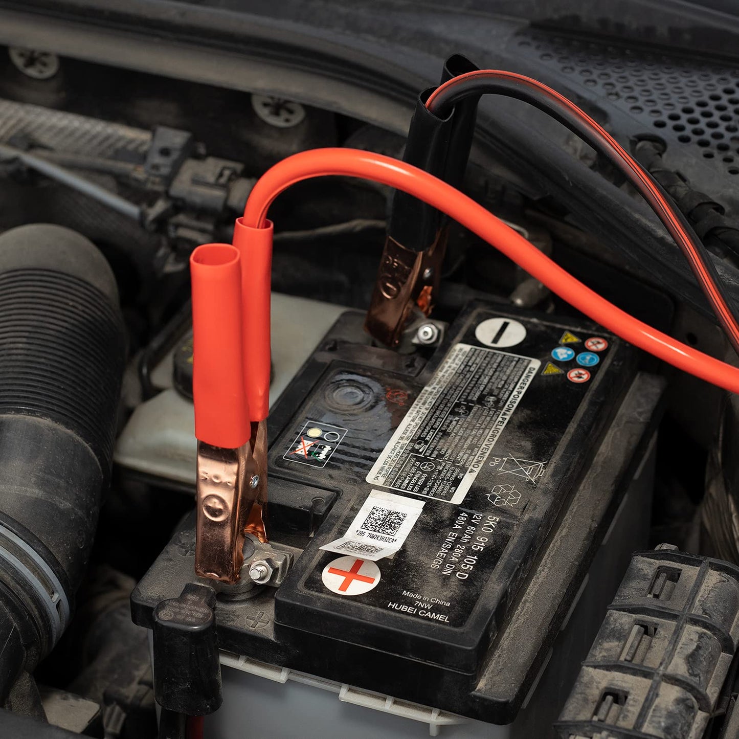 General Medi 127-Pieces Roadside Car Emergency Kit Include Mini First Aid Kit, Jumper Cables,Tow Rope, Bandage, Safety Vest, Emergency Triangle, All in One Pack