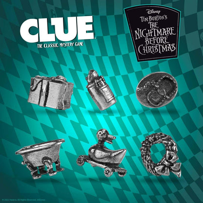 CLUE: Disney The Nightmare Before Christmas | Collectible Clue Game Based on Disney Classic Film | Officially-Licensed Game with Familiar Locations and Iconic Characters