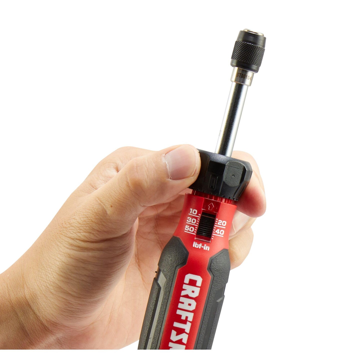 CRAFTSMAN Torque Screwdriver Set with Storage, 1" Phillips, Slotted, Hex, Torx and Square Screwdriving Bits, 29 Piece (CMHT68130)