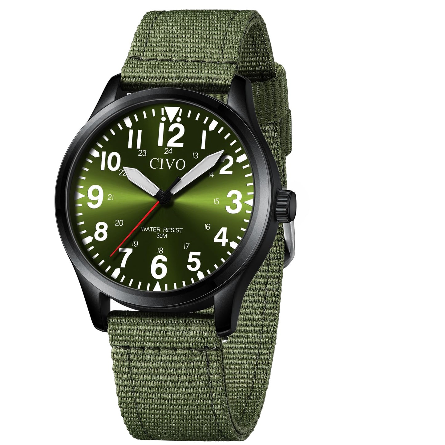 CIVO Military Watch for Men Waterproof: Analog Mens Watches Classic- Field Wrist Watches for Man