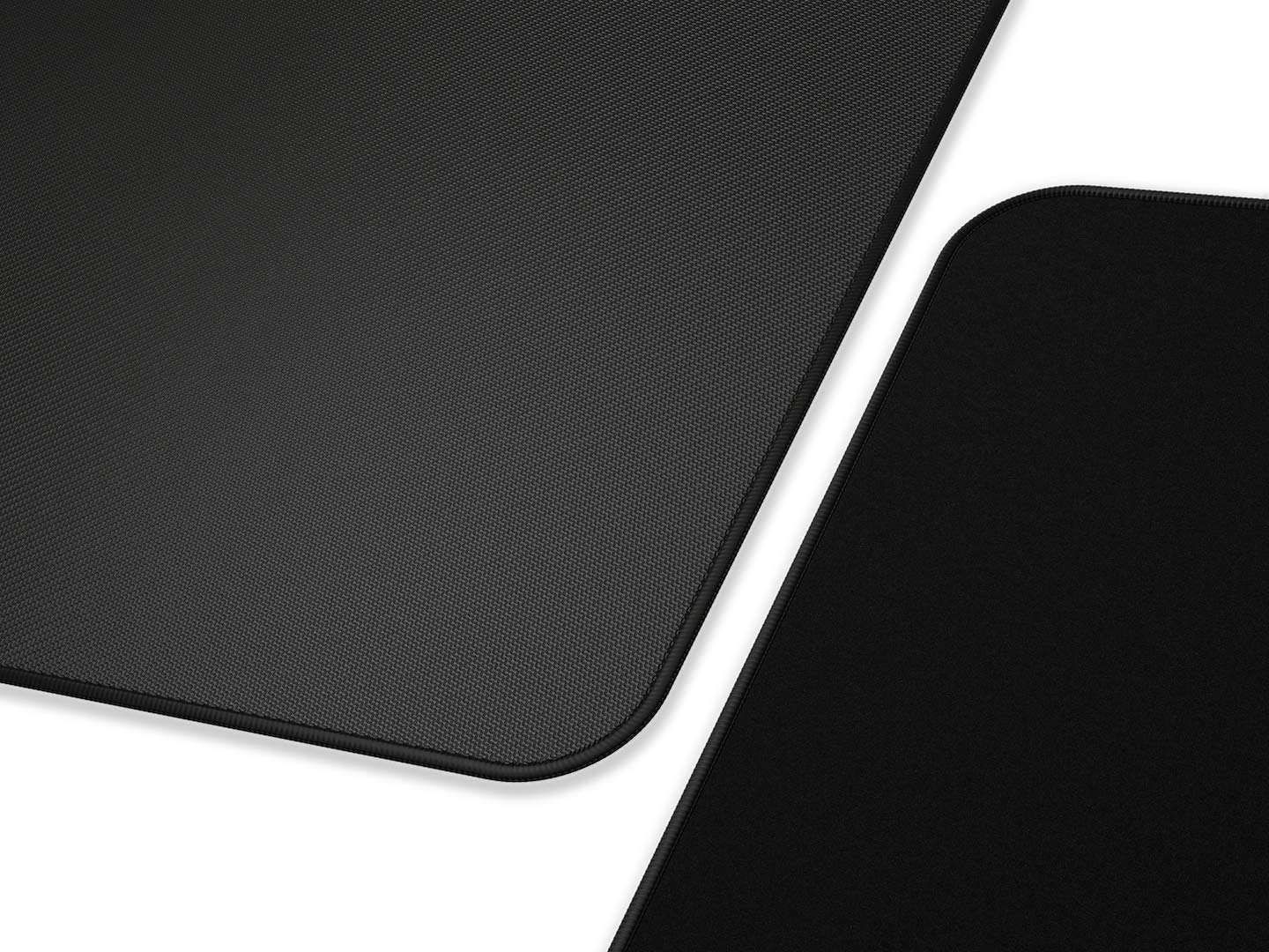 Glorious XL Heavy Gaming Mouse Mat/Pad - Stealth Edition - Extra 5mm Thick, Stitched Edges, Black Cloth Mousepad | 16"x18" (G-HXL-Stealth)