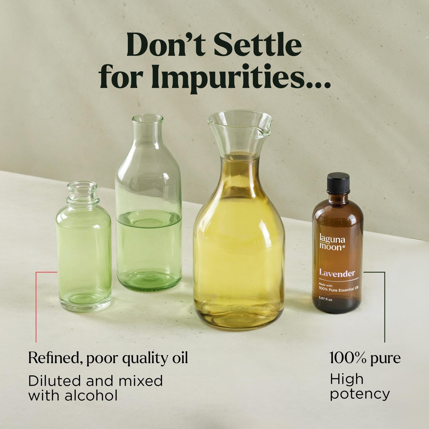 Lagunamoon Essential Oils Set - Top 6 Blends for Diffusers, Home Care, Candle Making Scents, Fragrance, Aromatherapy, Humidifiers, Gifts - Peppermint, Tea Tree, Lavender, Eucalyptus, Orange (10mL)