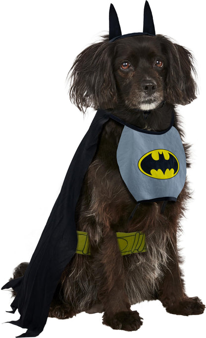 DC Comics Superheroes: Batman Pet Costume for Dogs or Cats by Rubies, Large